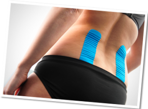 kinesiotape application lower back