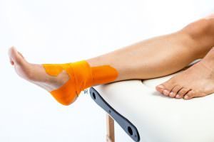 ankle stability kinesiology tape