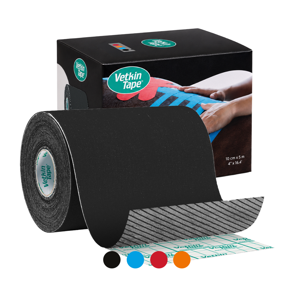 VetkinTape® Equine & Canine Kinesiology Tape 4'' x 16'